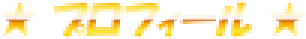 ★ プロフィール ★